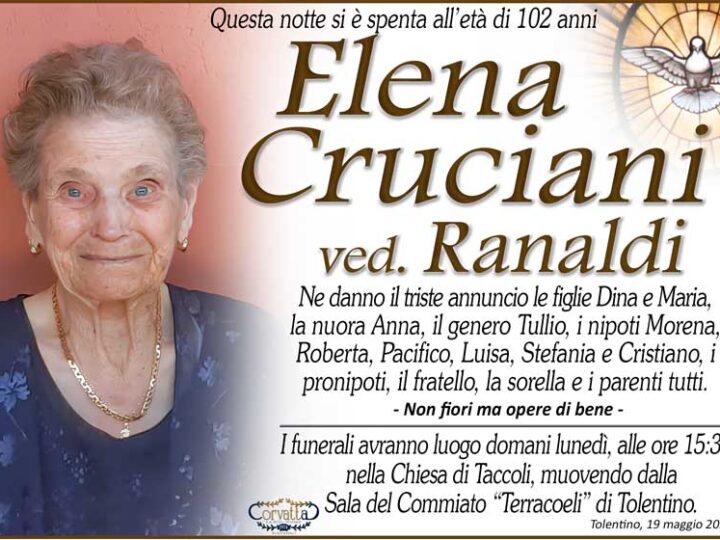 Cruciani Elena Ranaldi