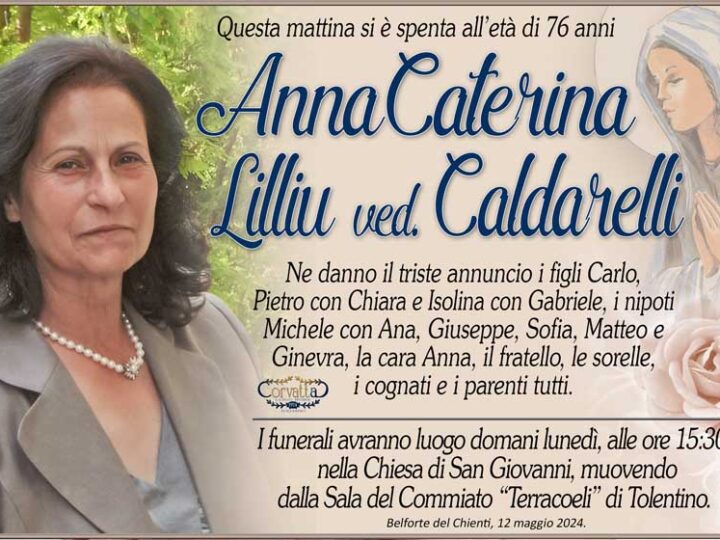 Lilliu Anna Caterina Caldarelli