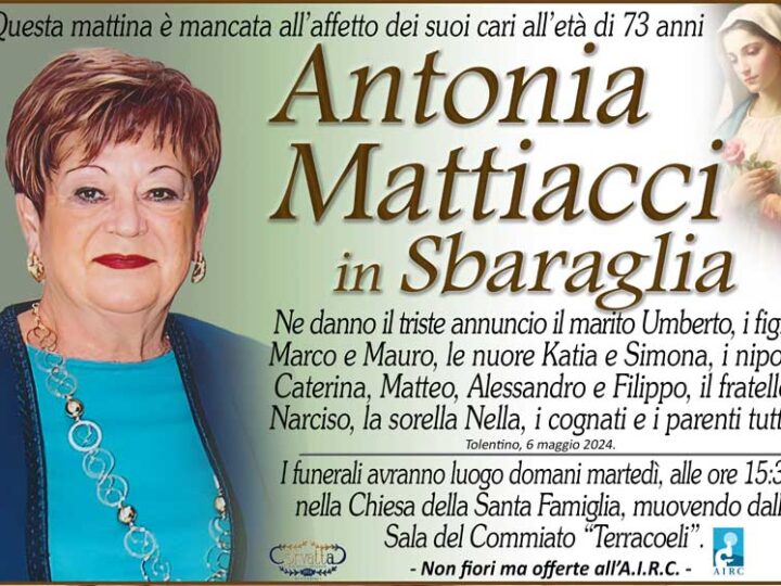 Mattiacci Antonia Sbaraglia