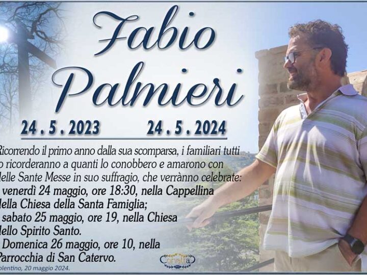 Anniversario: Fabio Palmieri