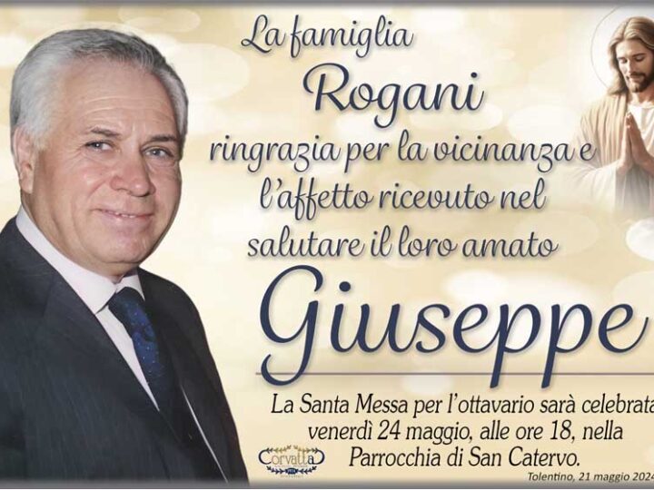 Ringraziamento: Giuseppe Rogani