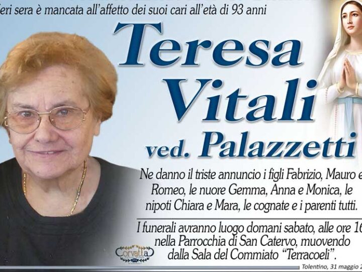 Vitali Teresa Palazzetti