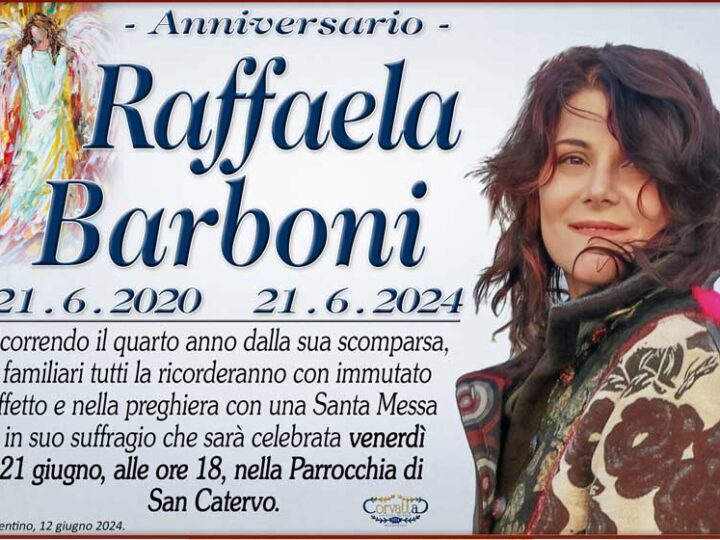 4° Anniversario: Raffaela Barboni