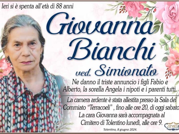 Bianchi Giovanna Simionato