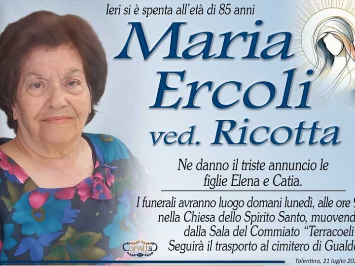 Ercoli Maria Ricotta