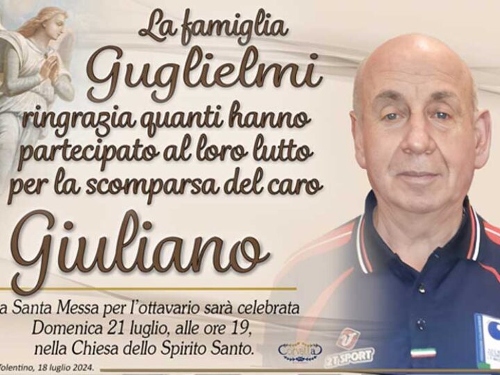 Ringraziamento: Giuliano Guglielmi