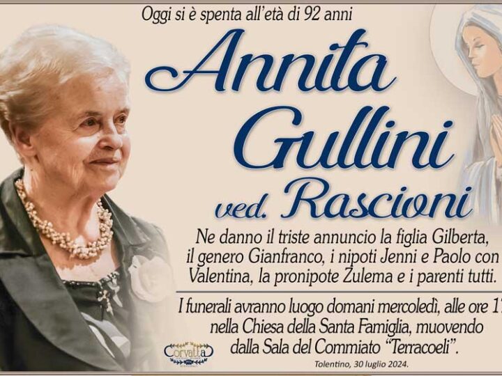 Gullini Annita Rascioni