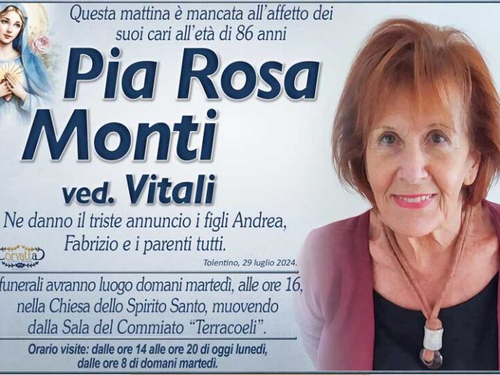 Monti Pia Rosa Vitali