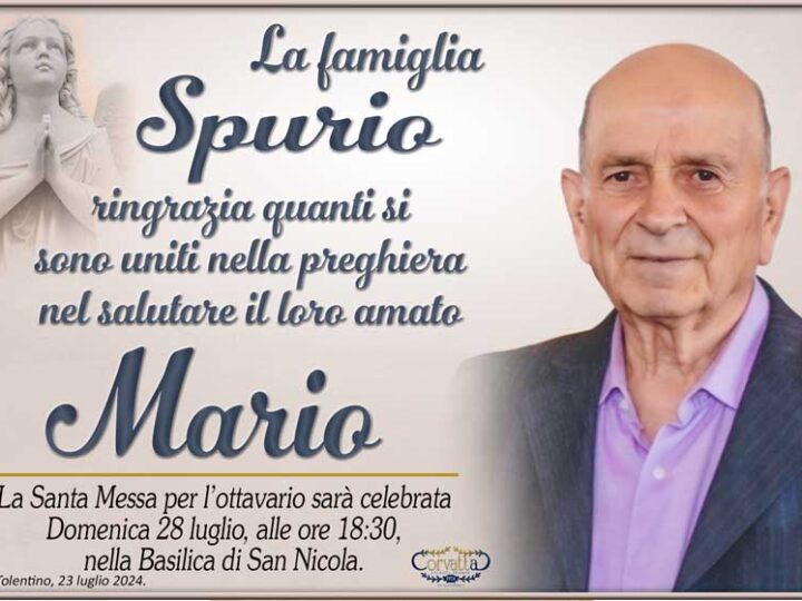 Ringraziamento: Mario Spurio