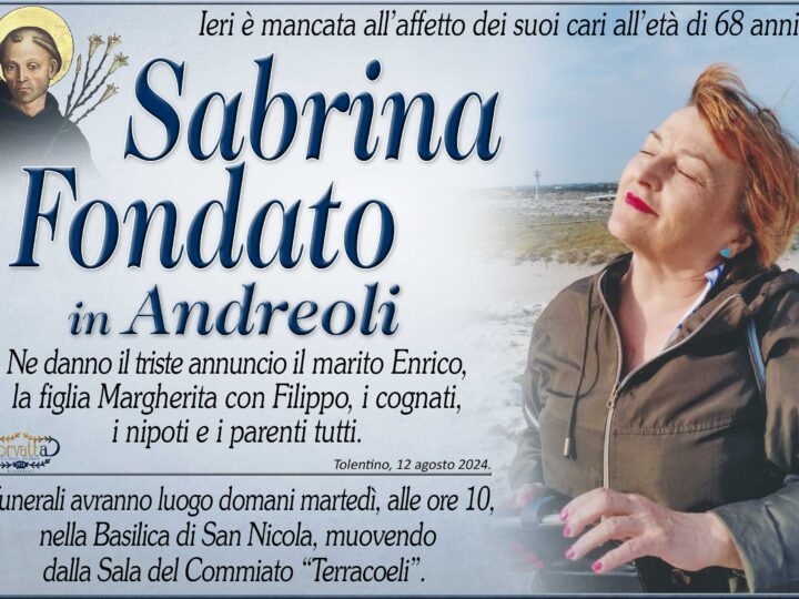 Fondato Sabrina Andreoli