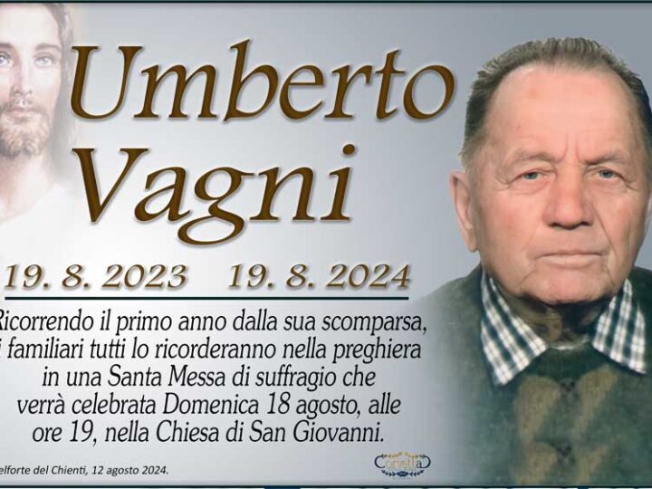 Anniversario: Umberto Vagni