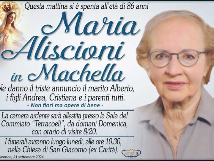 Aliscioni Maria Machella