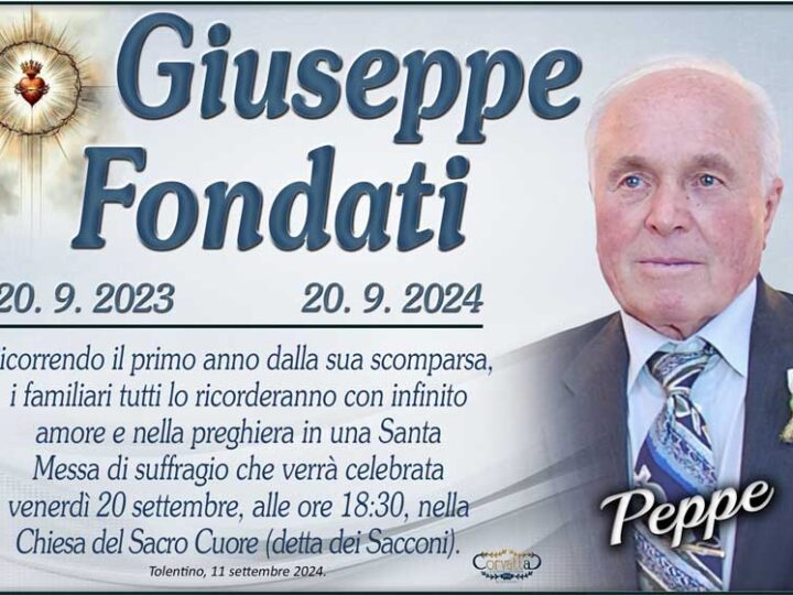 Anniversario: Giuseppe Fondati