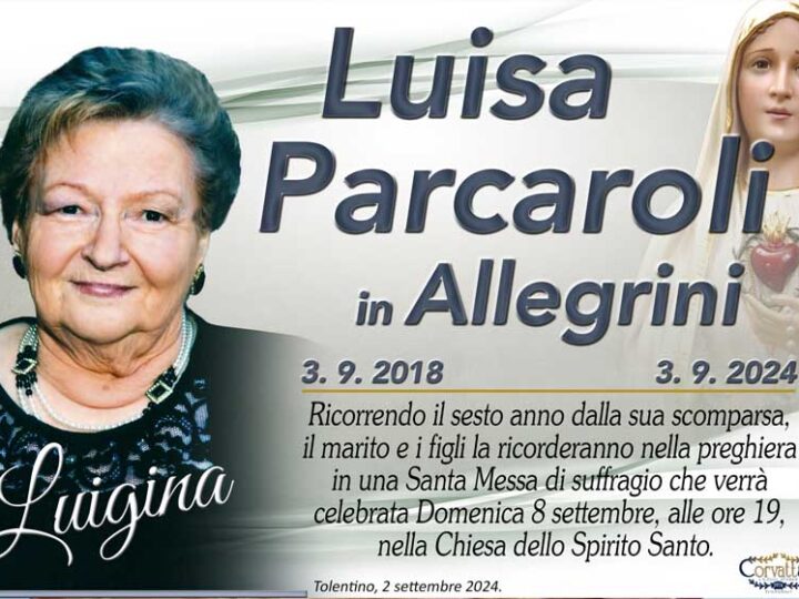 6° Anniversario: Parcaroli Luisa Allegrini