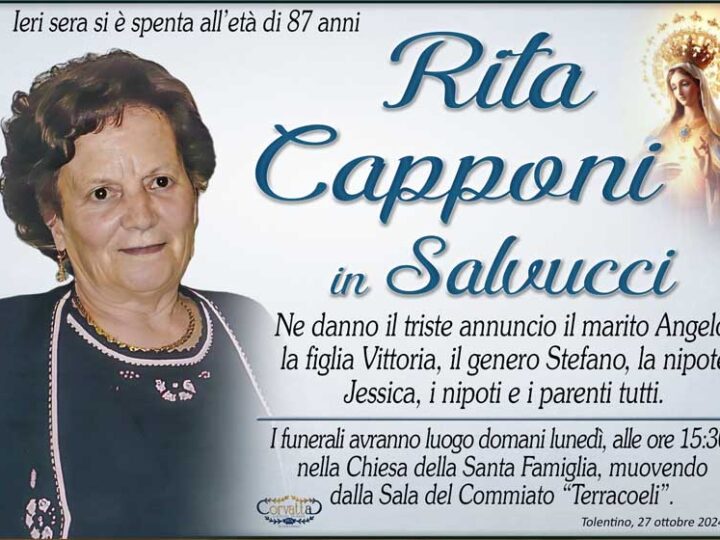 Capponi Rita Salvucci