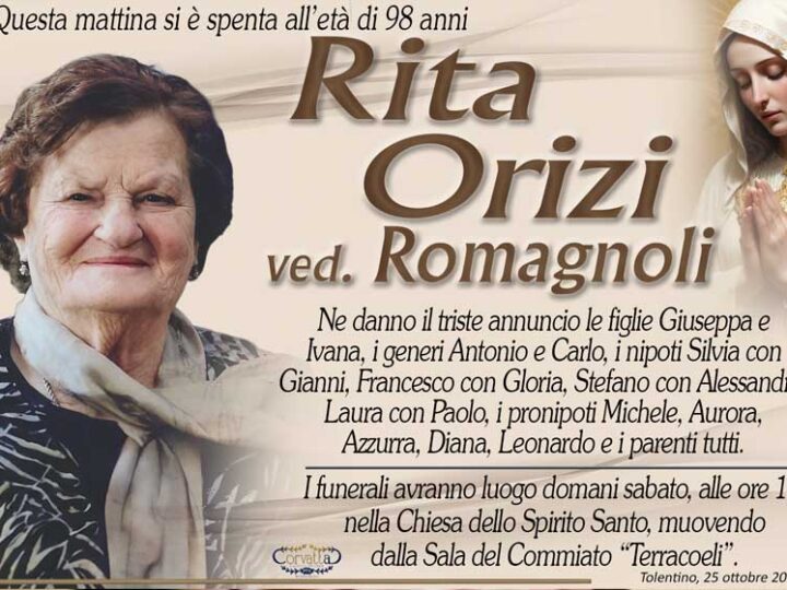 Orizi Rita Romagnoli