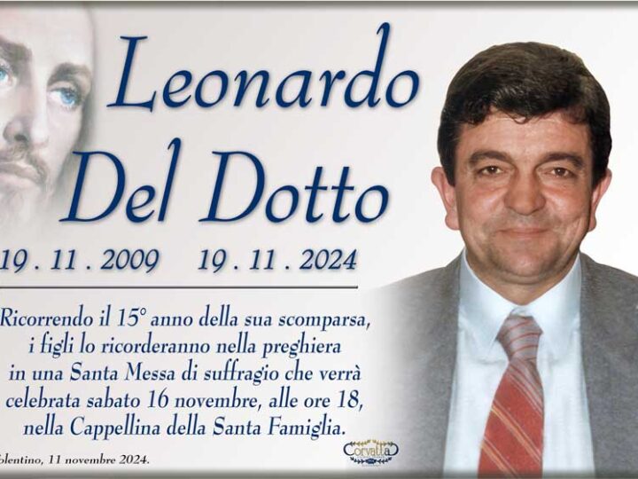 15° Anniversario: Leonardo Del Dotto