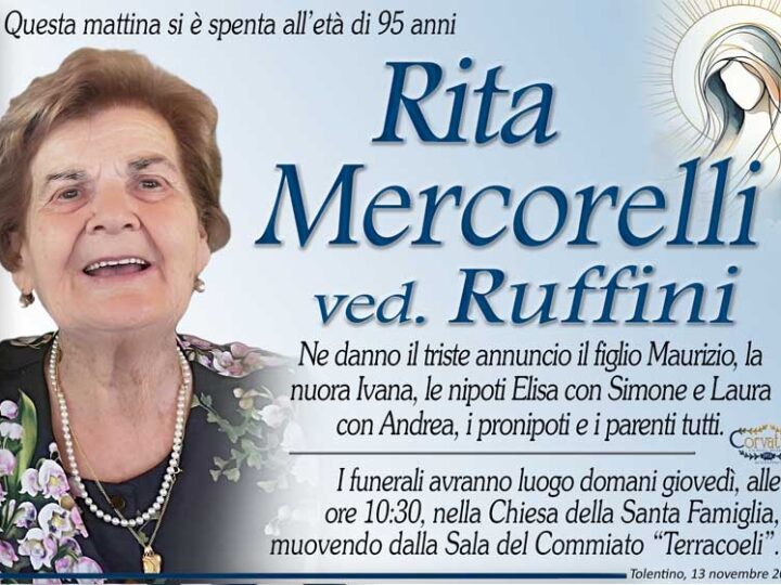 Mercorelli Rita Ruffini