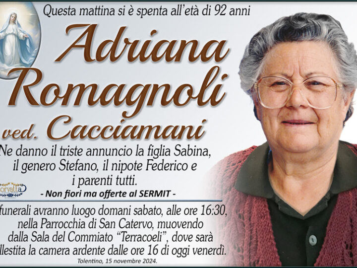 Romagnoli Adriana Cacciamani