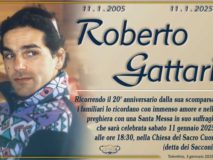 20° Anniversario: Roberto Gattari